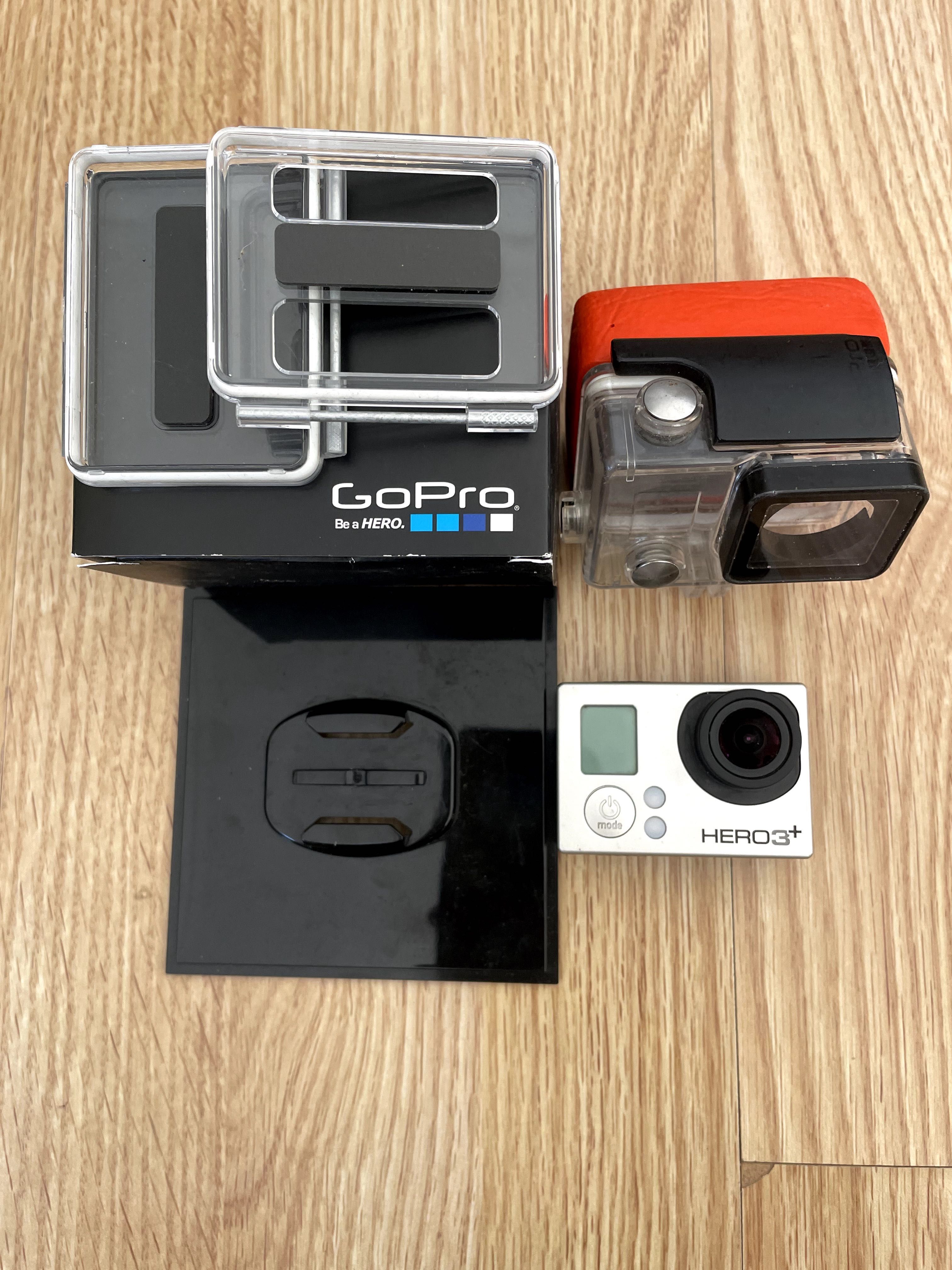 Gopro Hero 3+ + Waterproof case + acessórios