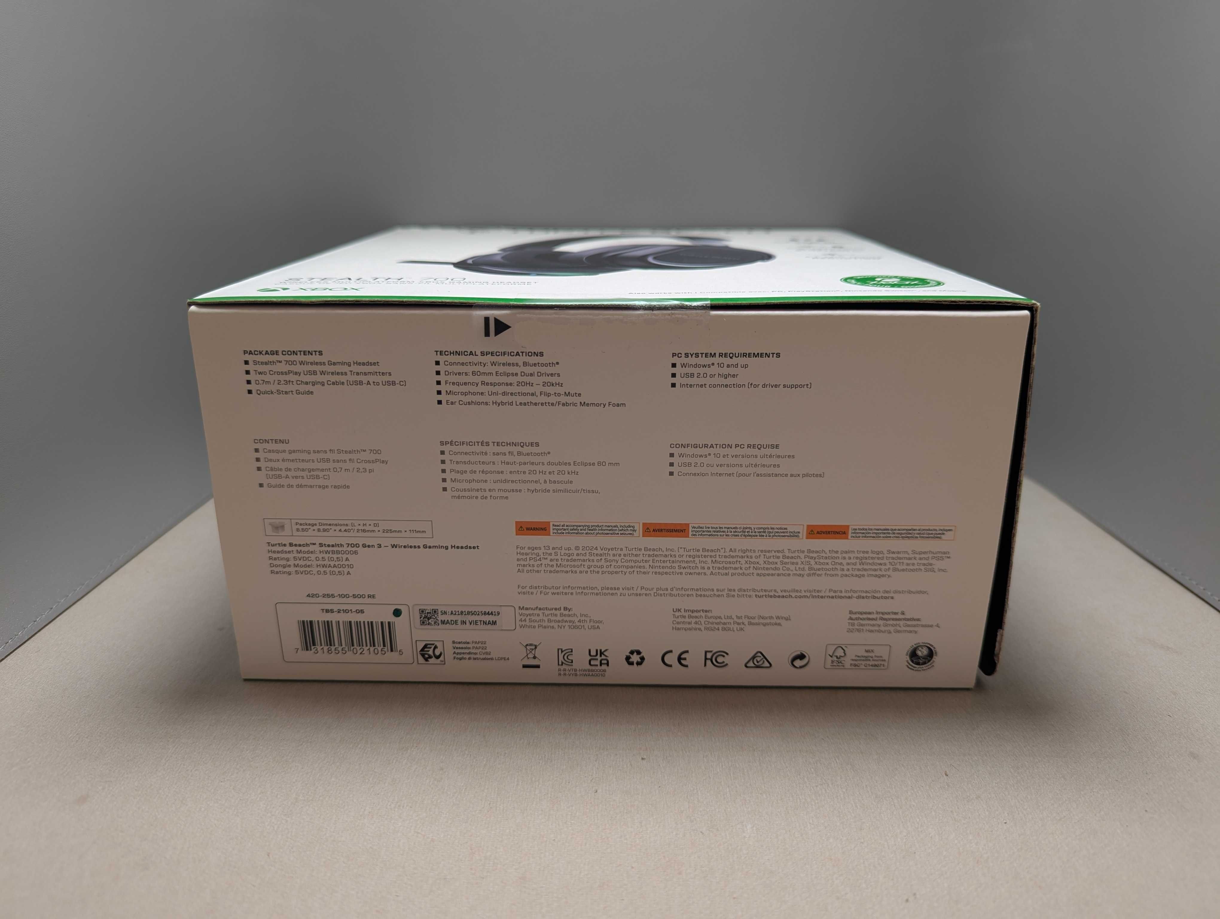 Бездротові навушники Turtle Beach Stealth 700 Gen 3 PC Black Wireless