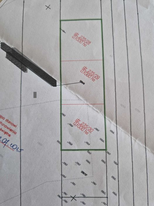 Działka budowlana 1000 m2 z WZ