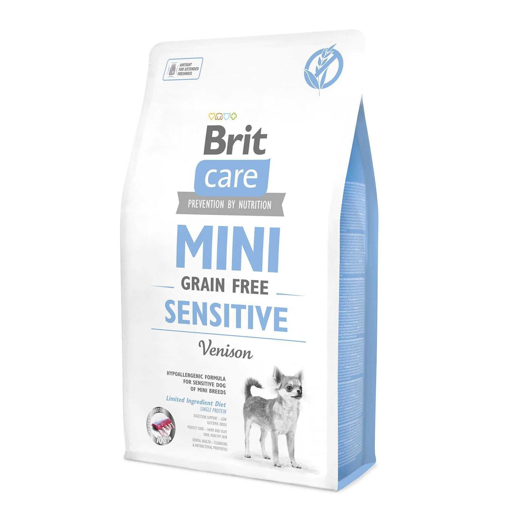 Brit Care GF Mini Sensitive корм для собак малых пород  2кг 7кг