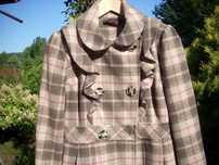 Miss Selfridge płaszcz krata Coquette vintage 38 40
