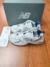 New Balance 530 White Silver Navy 39