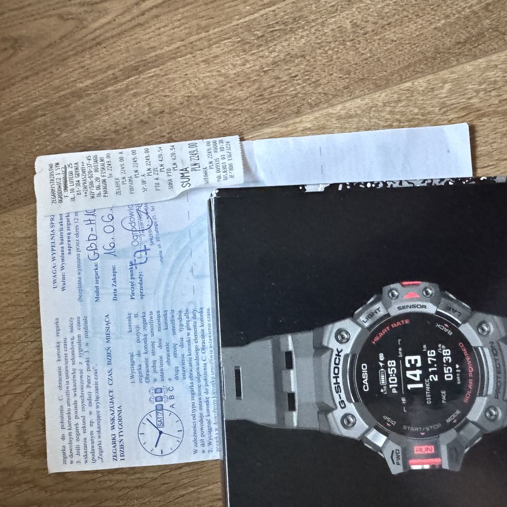 Zegarki 2szt  CASIO G-SHOCK  GBD-H1000 GST-W130L