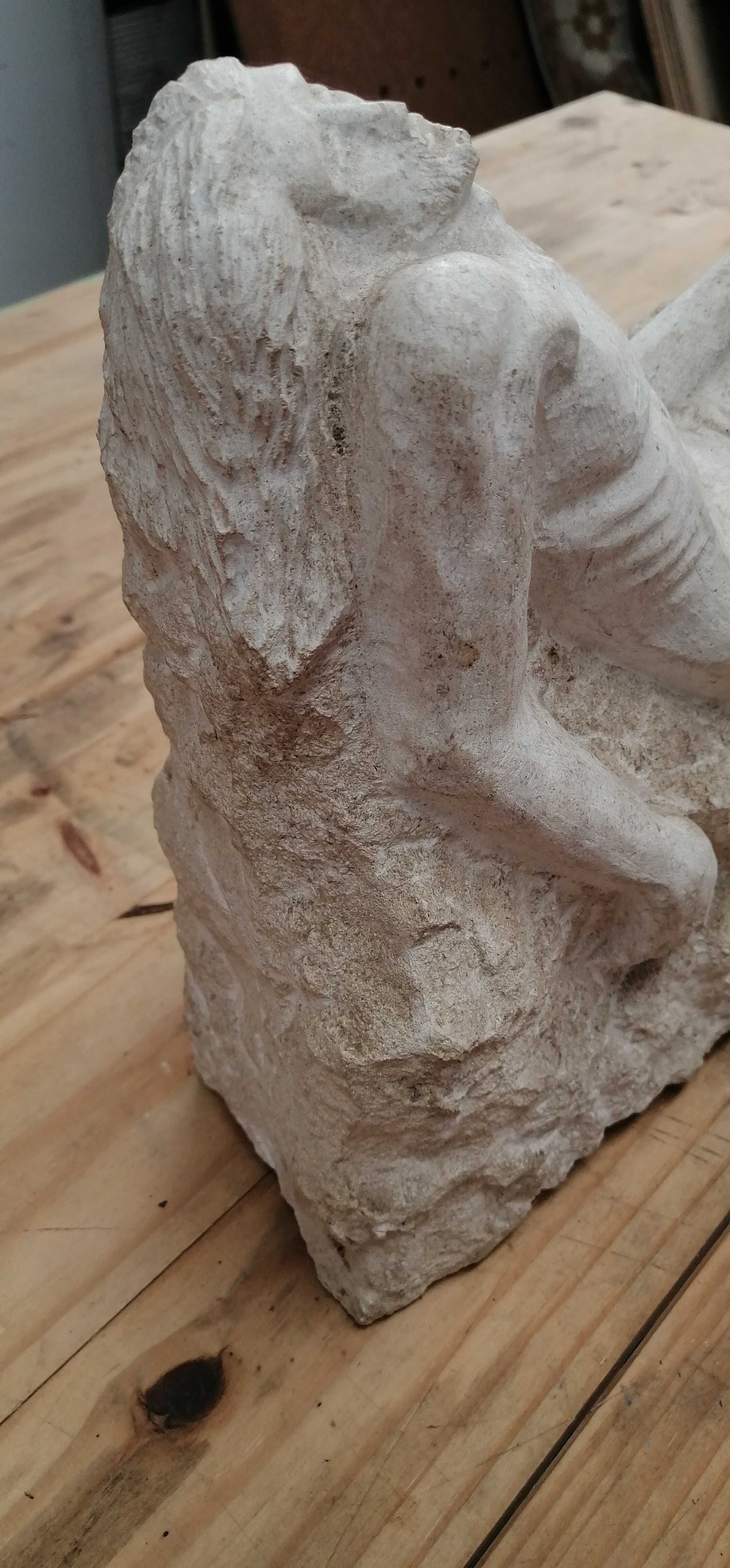 Escultura em Pedra de Jesus Cristo 30x30cm com 15kg autor desconhecido