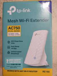 Підсилювач Wi-Fi сигналу TP-LINK AC750 RE190