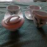 zestaw kawowy ćmielów 1790 porcelana