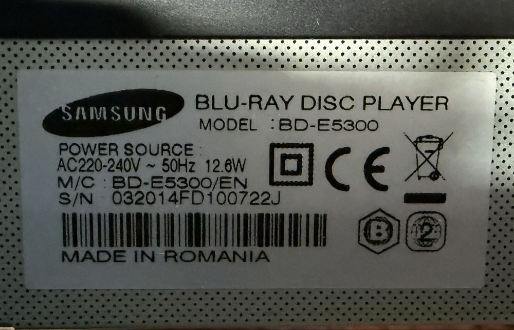 Samsung BD-E5300