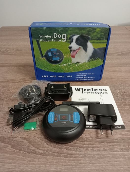 (Artigo Novo) Cerca Wireless à Prova de Água e recarregável para Cães