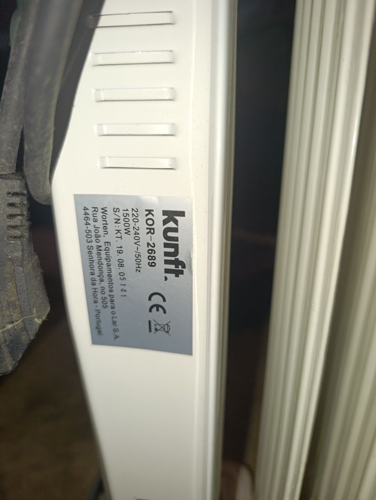 Vendo aquecedor óleo marca kunft