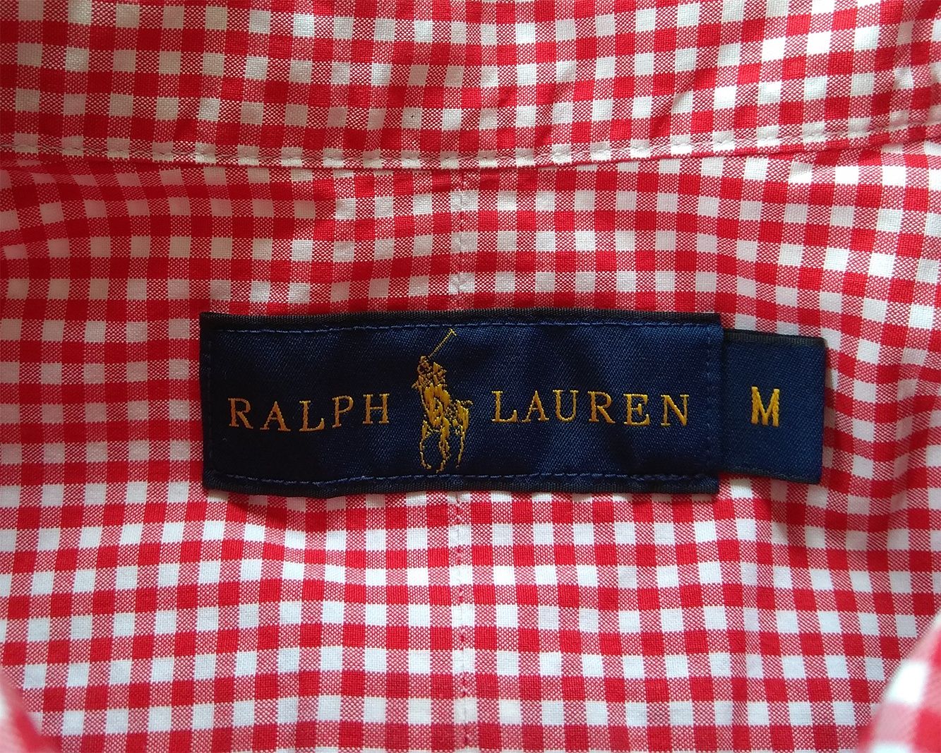 рубашка Polo Ralph Lauren оригинал M в красную клетку