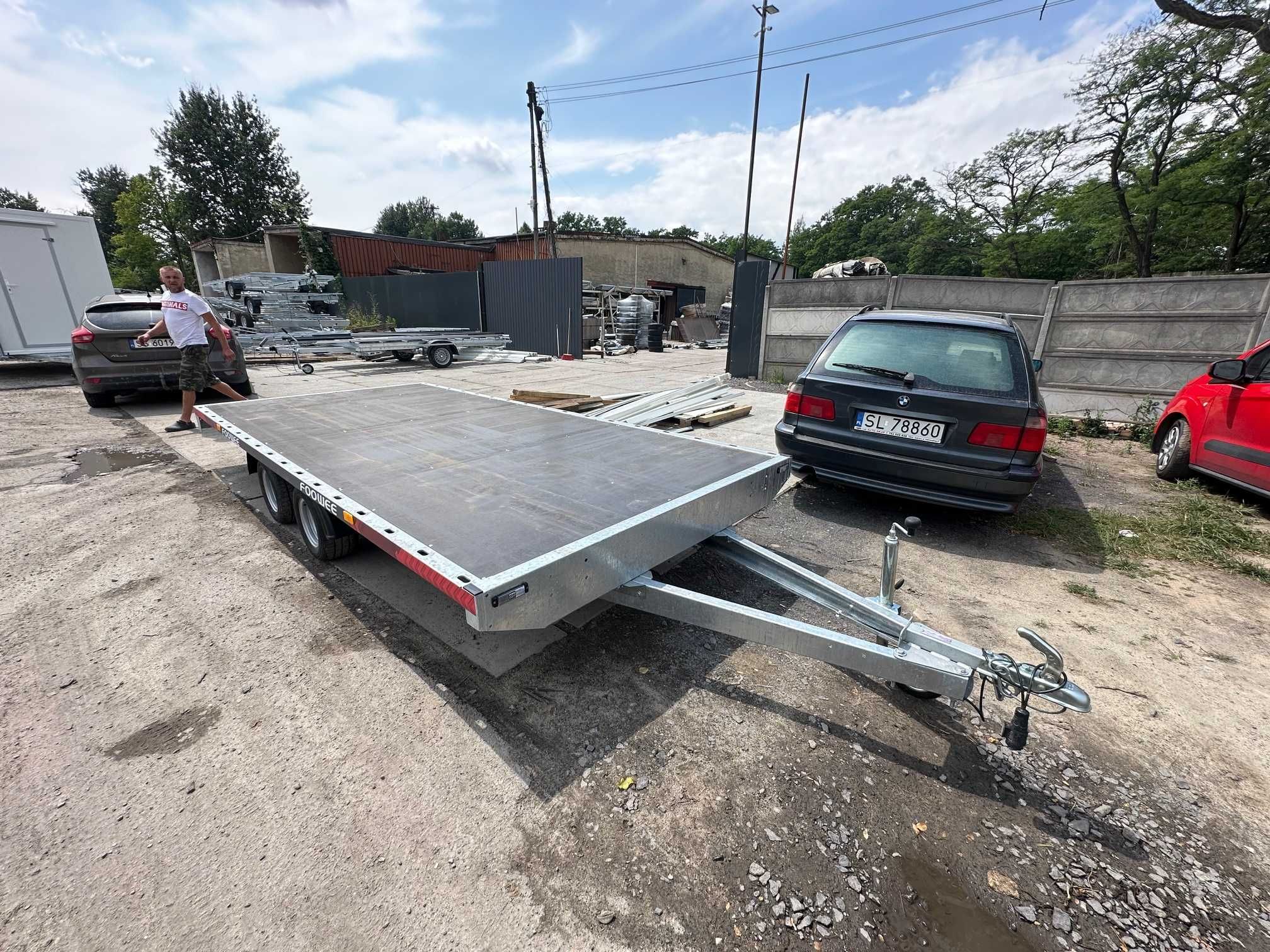 Przyczepa PLATFORMA towarowa bagażowa DMC750kg 4x2m NOWA HIT CENOWY!!!