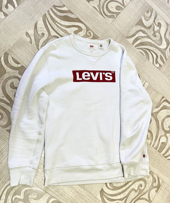 Свитер, свитшот Levis levi’s мужской, чоловічий худі білий