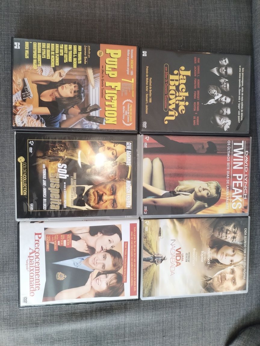 Lote 6 filmes DVD, óptimo estado