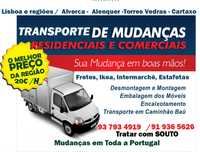 MUDANÇAS e TRANSPORTES, Carretos, Estafetas, Materiais CONSTRUÇÃO
