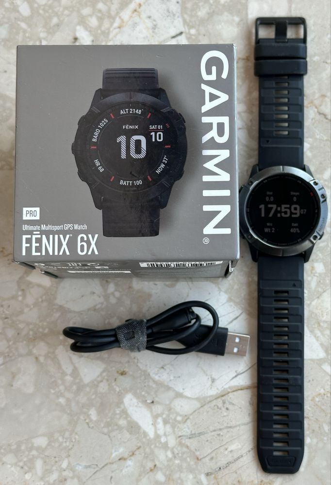 Garmin Fenix 6X Pro – Zegarek Sportowy GPS Smartwatch