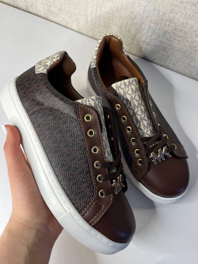 Кеди МК Michael Kors коричневі