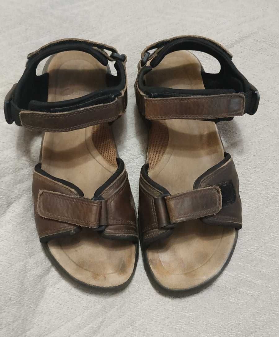 Clarks explore part сандалии, кожа р.7 (на стопу 26см) стелька 27см.