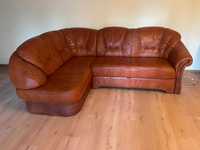 sofa i fotel z ekologicznej skóry