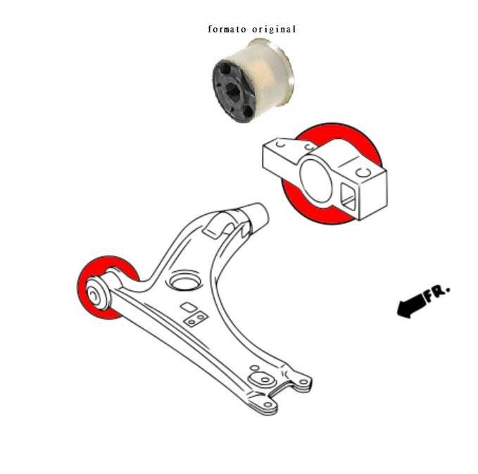 Jogo casquilhos suspensão poliuretano Audi / Seat / Skoda / VW