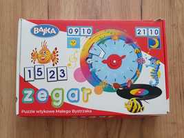 Gra planszowa puzzle Zegar do nauki godzin