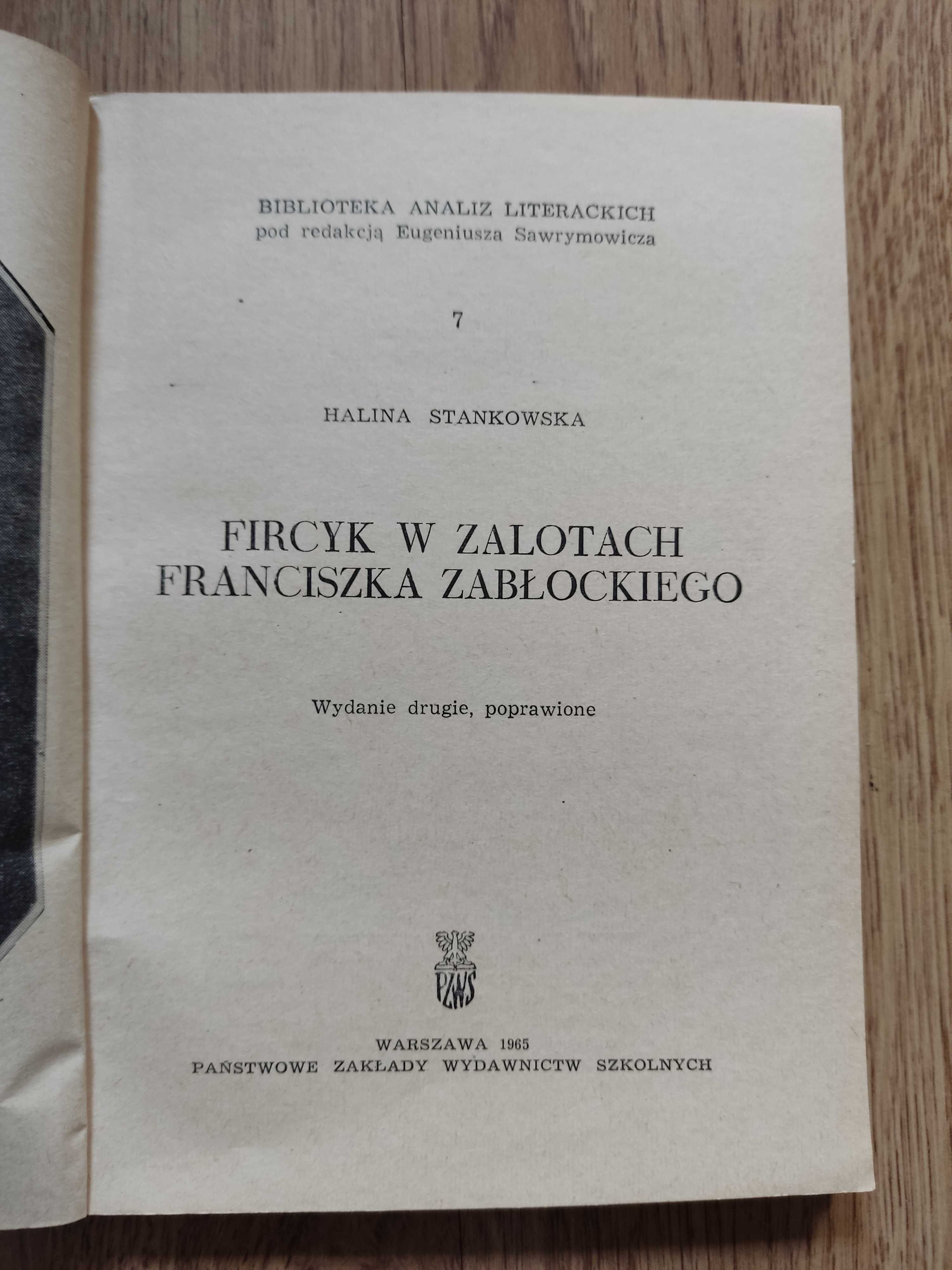 fircyk w zalotach Franciszka Zabłockiego