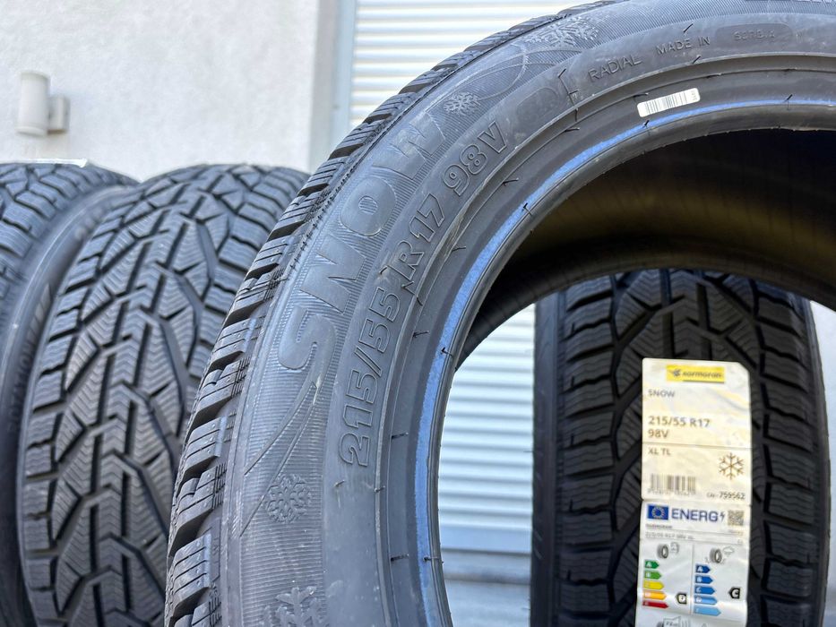 4szt NOWE! zimowe 215/55r17 Kormoran Snow 98V XL prod 2025rok! 5lat gw