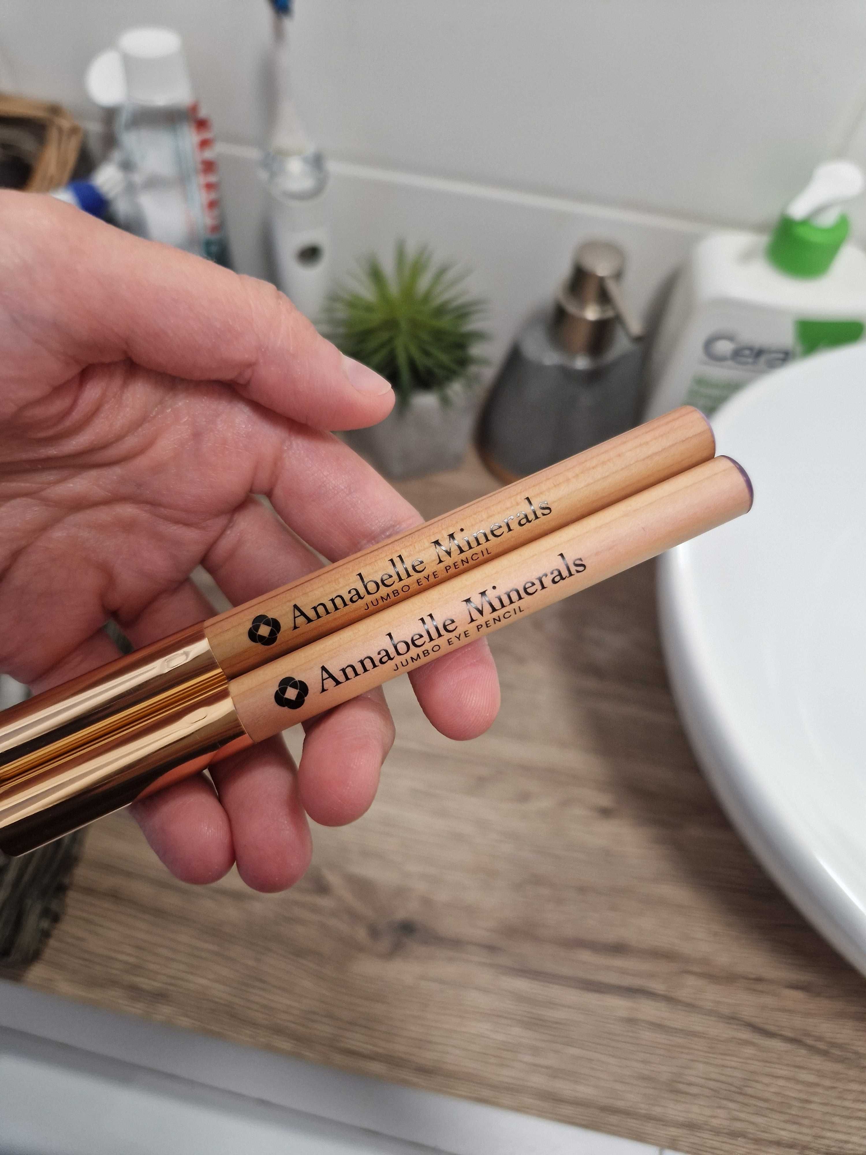 2 fioletowe kredki annabelle minerals