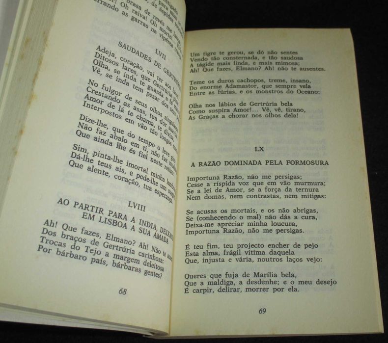 Livro Bocage Antologia Poética Ulisseia