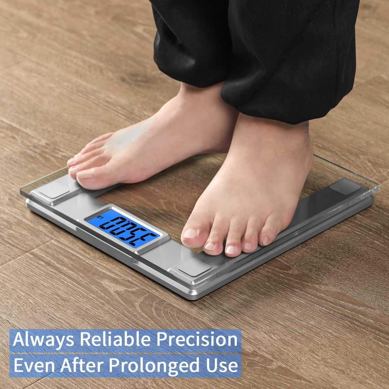Vitafit Cyfrowa waga łazienkowa do 250 kg masy ciała i BMI z aplikacji