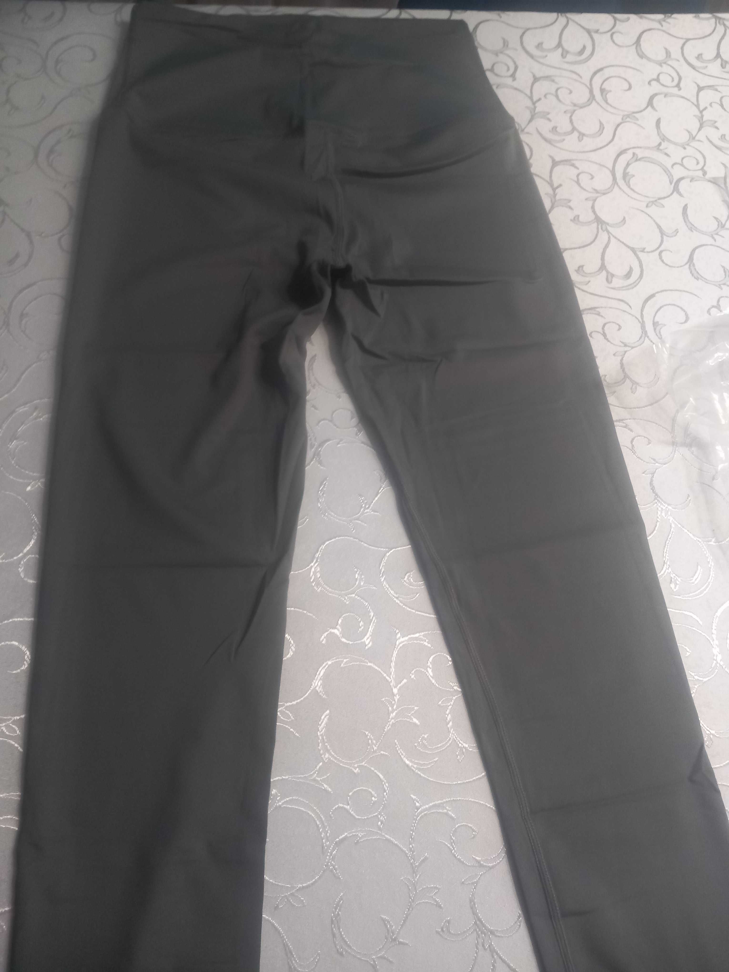 Legginsy Getry Damskie Długie Klasyczne Kryjące z Wysokim Stanem S/XXL