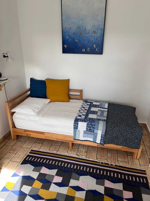 cama solteiro/casal TARVA IKEA 80/160x200, 2 colchões, 2 sobrecolchões