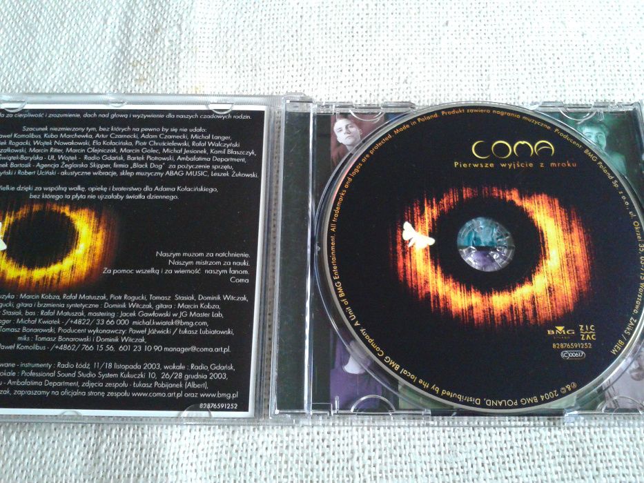 Coma - Pierwsze Wyjście Z Mroku, 2004r. CD