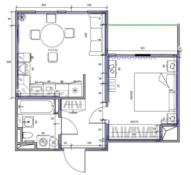 Оренда 2-к студія в ЖК Нивки-парк