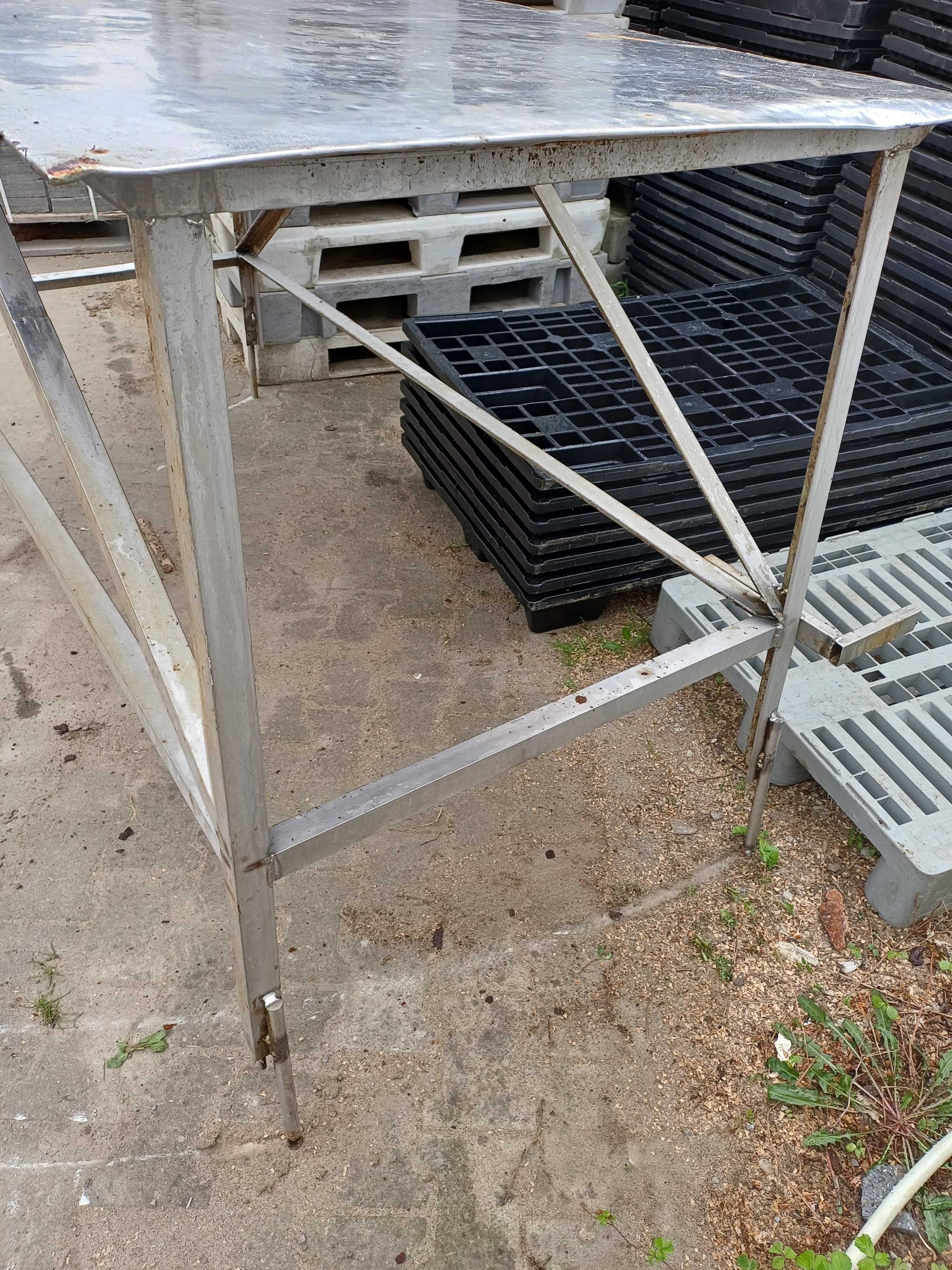 Stół z masarni stal nierdzewna