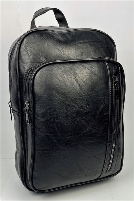 Plecak skórzany czarny klasyczny Marco Contti 30L