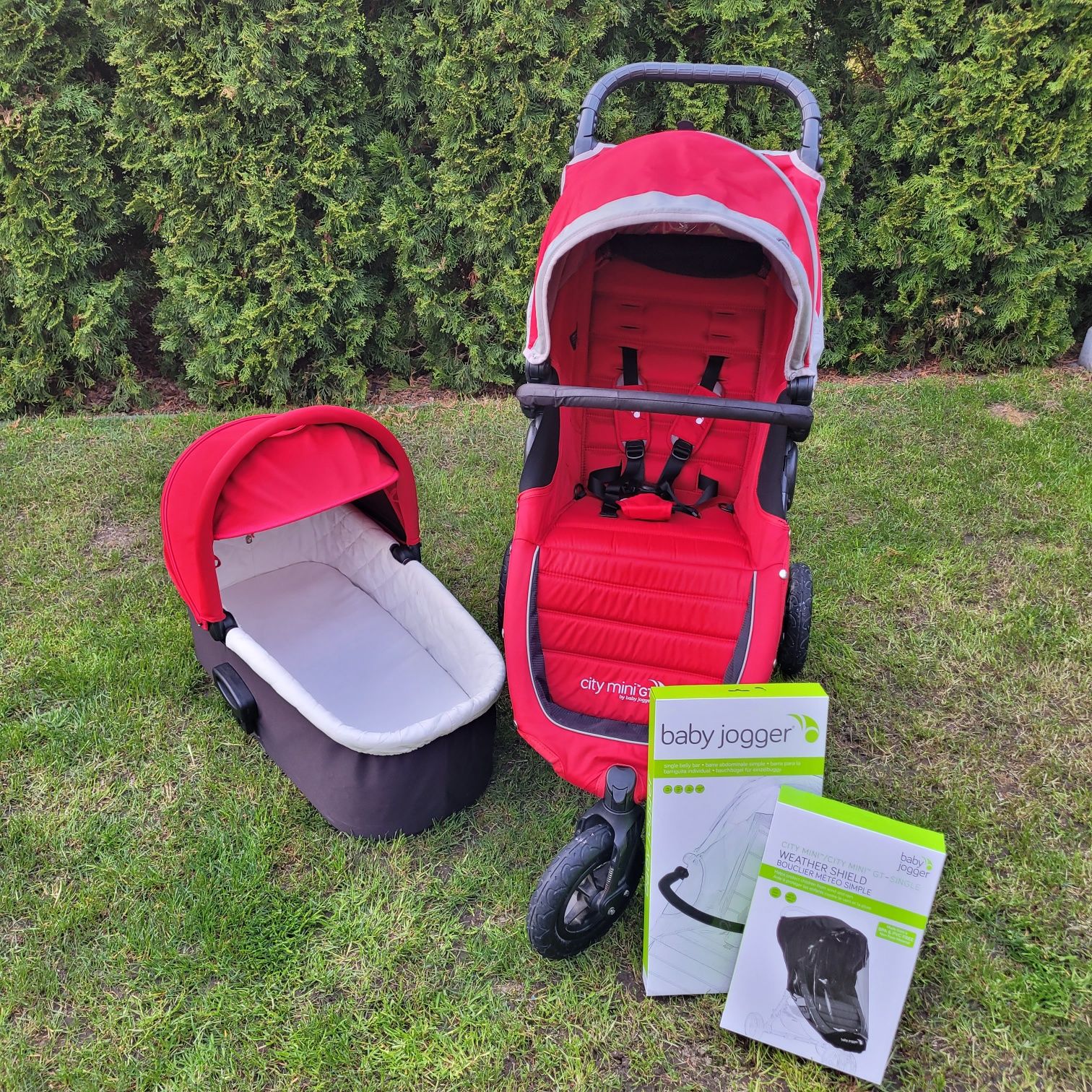 Wózek Baby Jogger City Mini GT Crimson/Gray