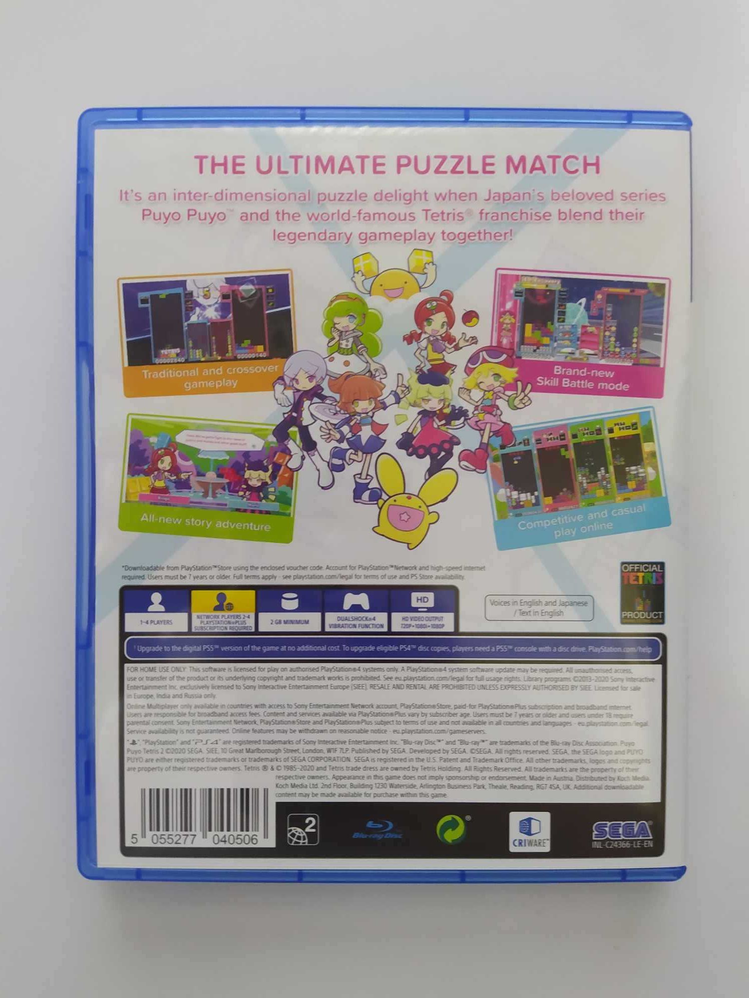 Puyo Puyo Tetris 2 PS4 Angielska wersja gry