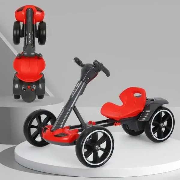 Детский электромобиль Go-Kart складной Электрокарт с EVA колесами