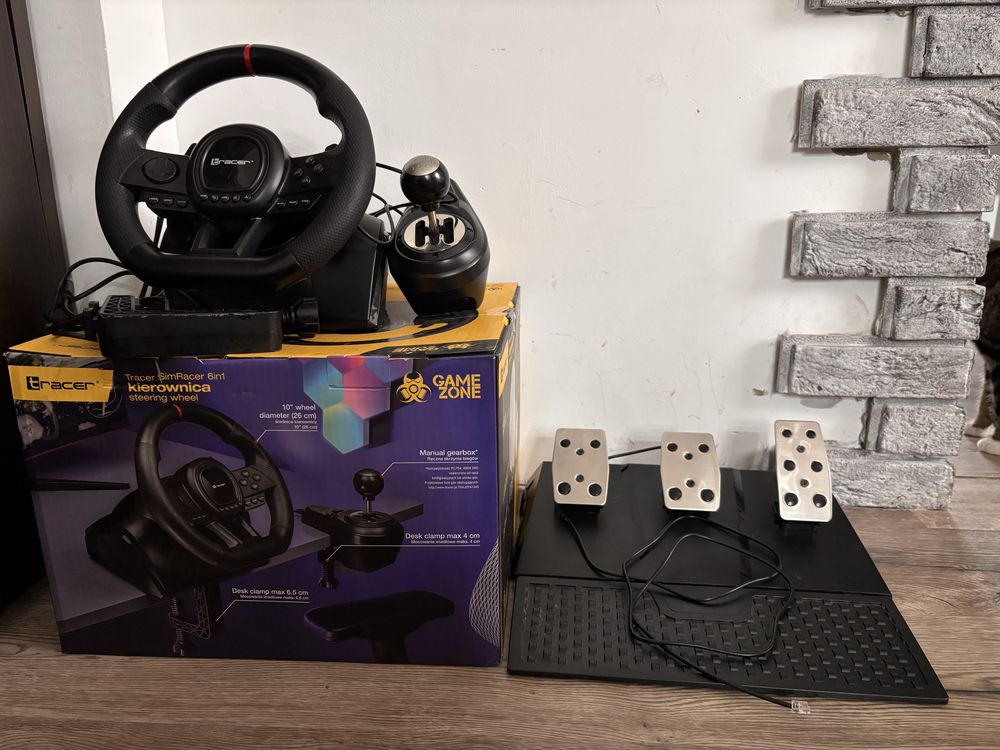 Kierownica Tracer SimRacer 6w1