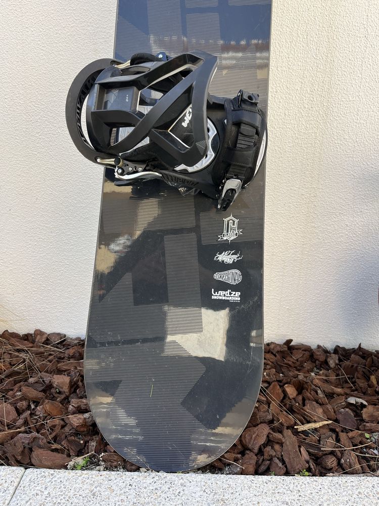Prancha Snowboard Bullwhip 161 cm c/ Fixações