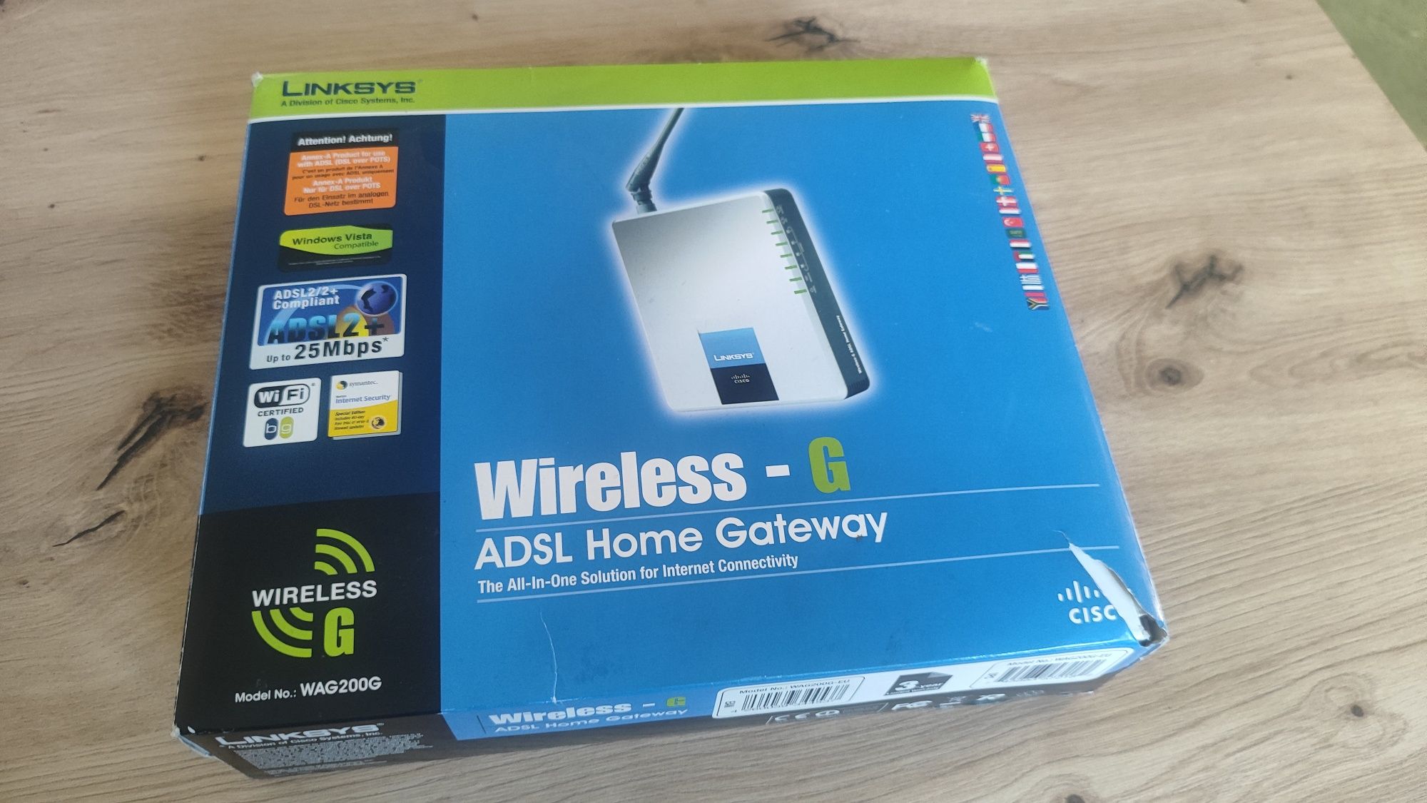 Router Linksys WAG200G adsl