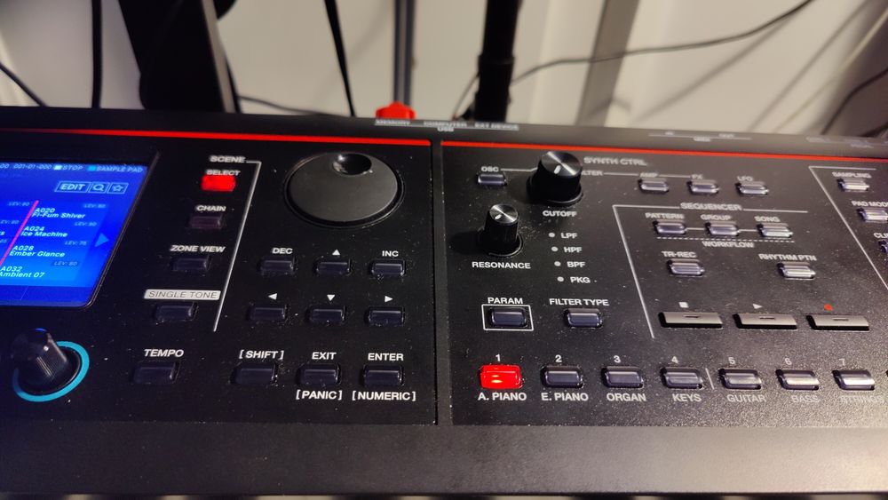 Roland Fantom-08 na gwarancji