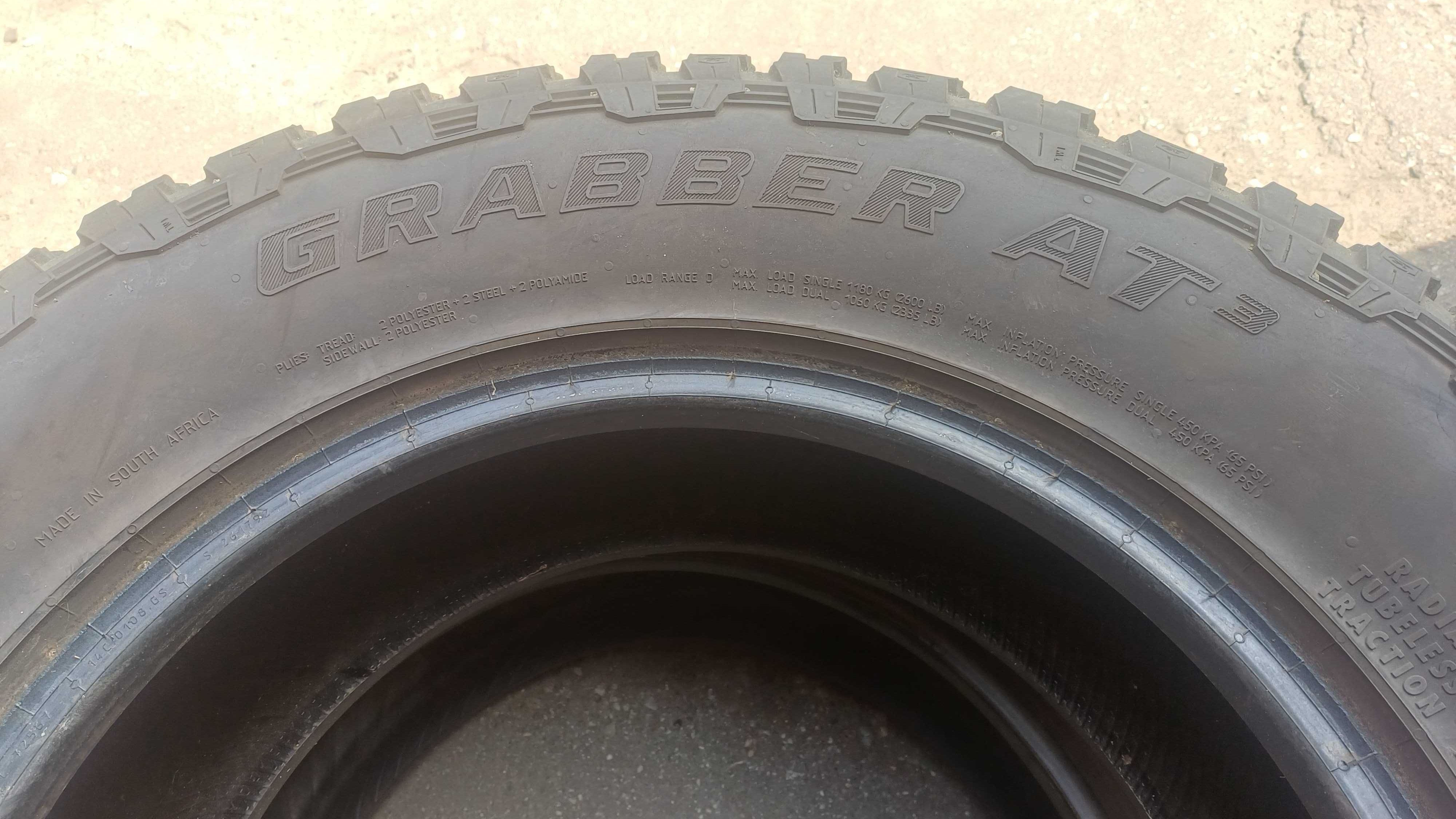 General Grabber AT3 255/65 R17 114/110S 2022r