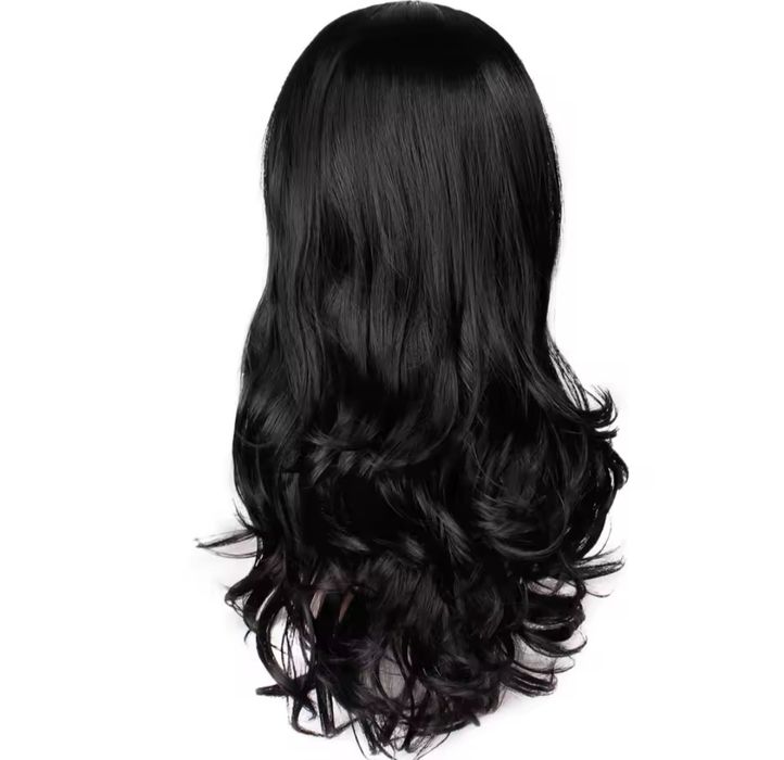 CZARNA długa peruka