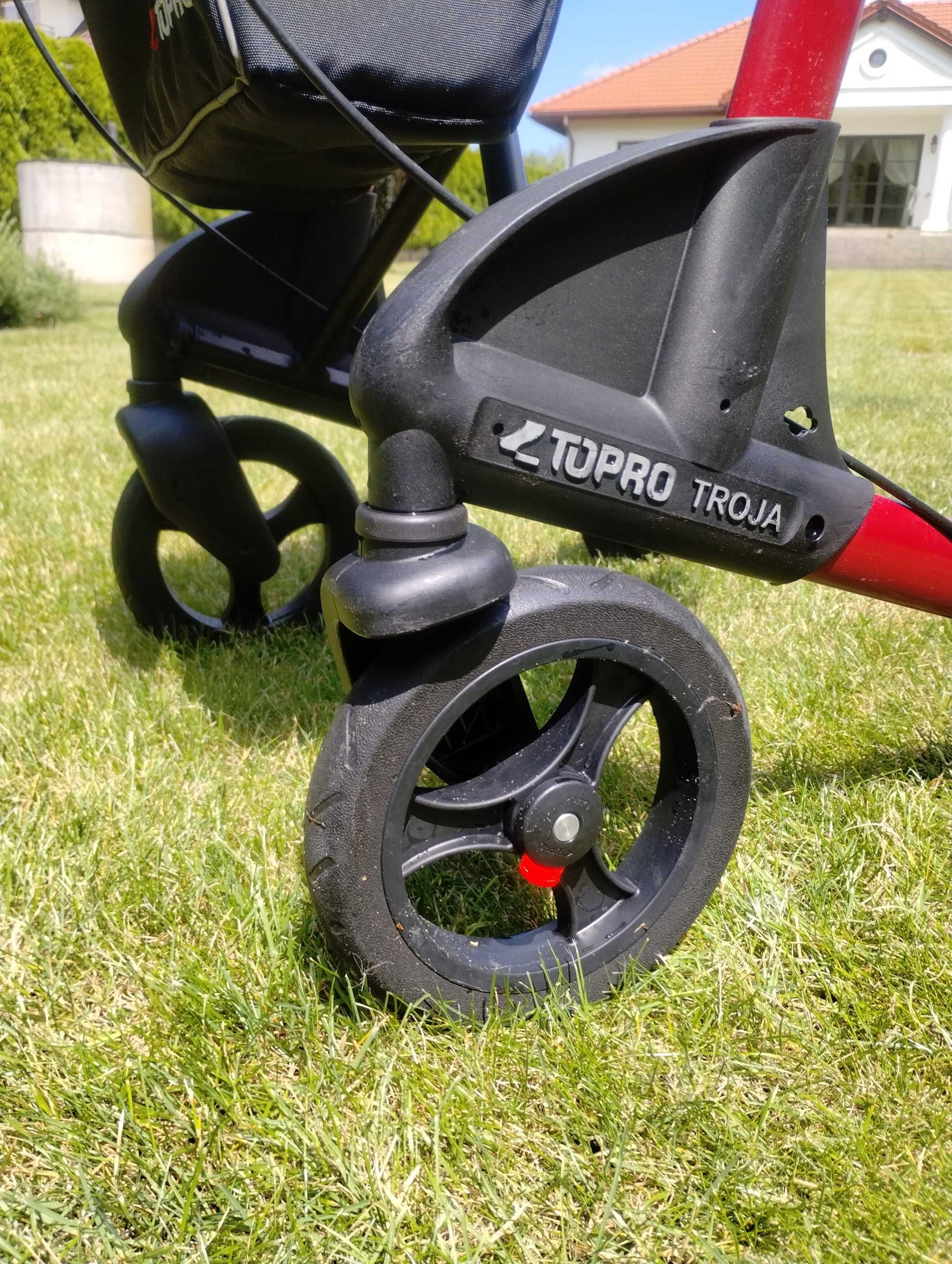 Balkonik chodzik Topro Troja z torbą.