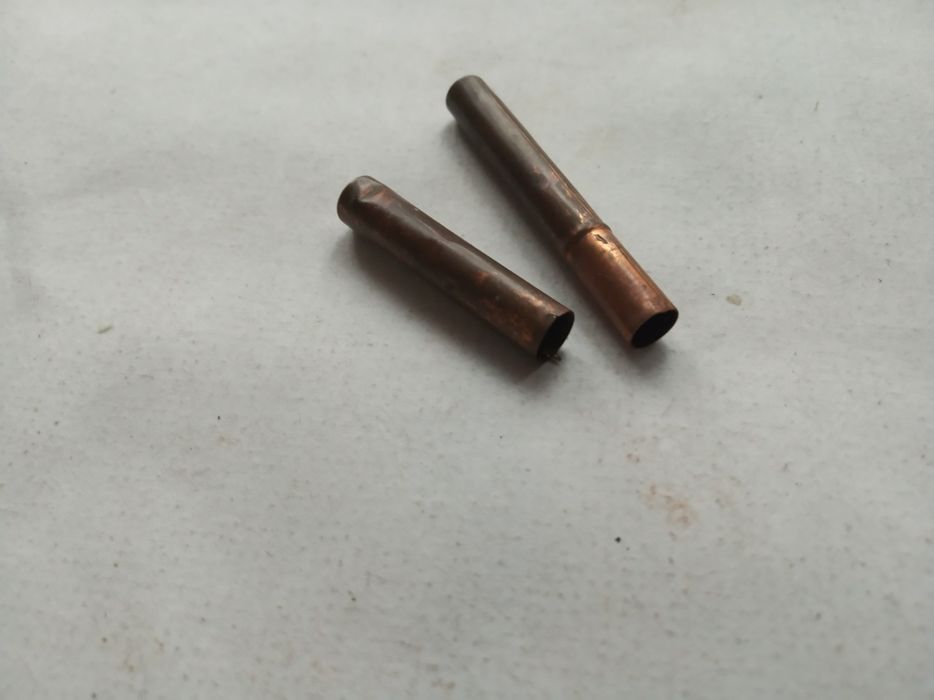 Радянський мiнi футляр для голок мiдний