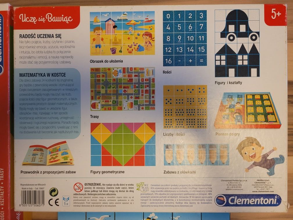 Układanka edukacyjna, matematyka w kostce