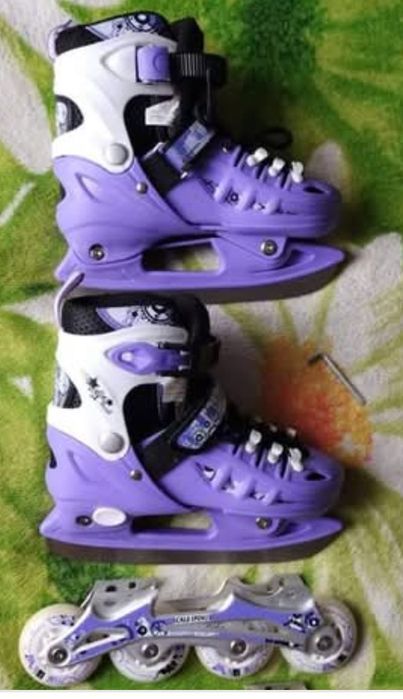 Нові ролики+ коньки