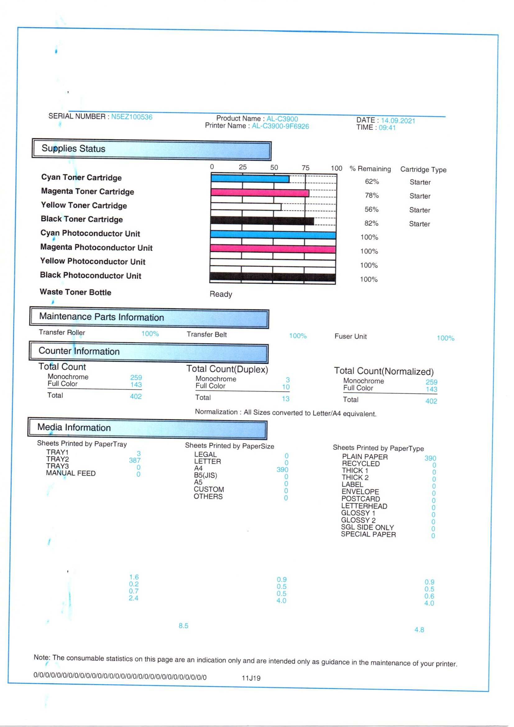 Drukarka laserowa EPSON C3900DN