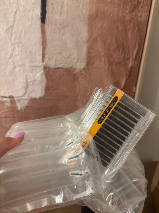 Pestanas caixas não usadas